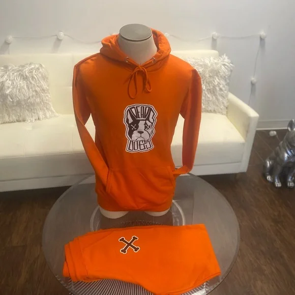 Orange Dead Dogs Sweatsuit